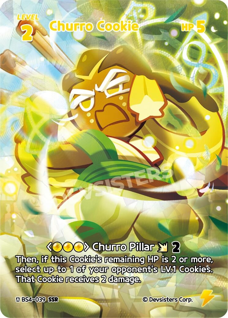 Image for Churro Cookie (SSR) (BS4-039) (BS3-BS4) - CookieRun: Braverse TCG