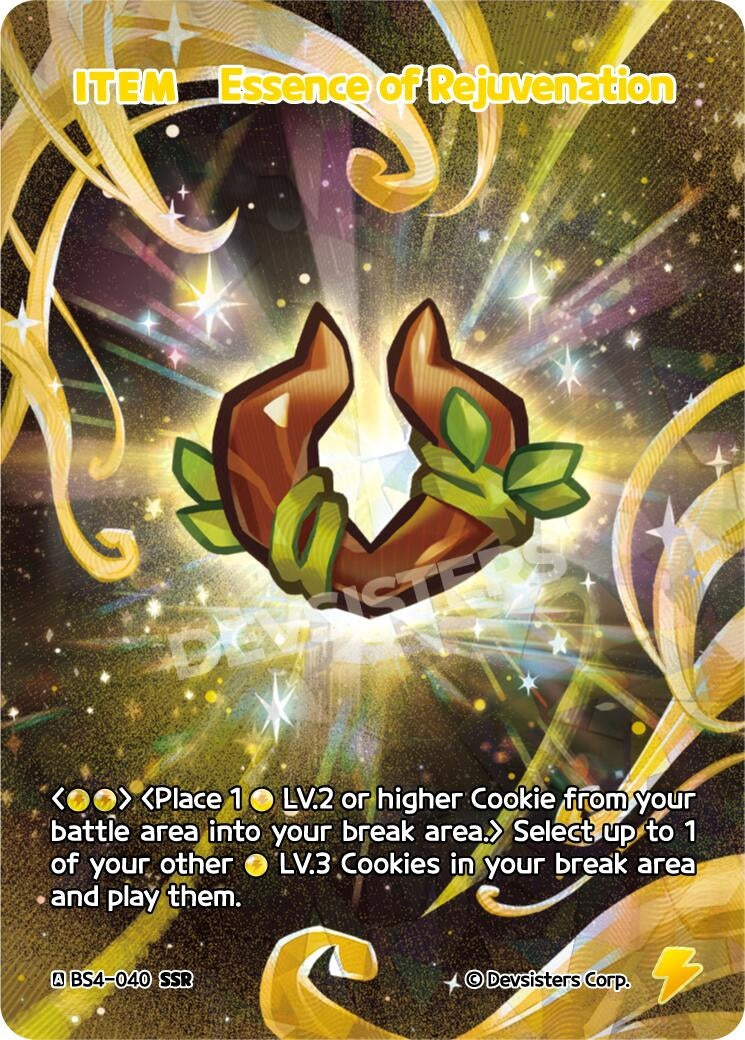 Image for Essence of Rejuvenation (SSR) (BS4-040) (BS3-BS4) - CookieRun: Braverse TCG