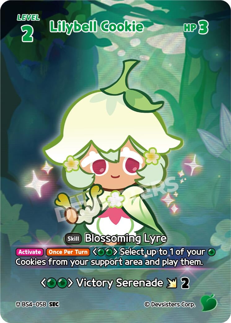 Image for Lilybell Cookie (SEC) (BS4-058) (BS3-BS4) - CookieRun: Braverse TCG