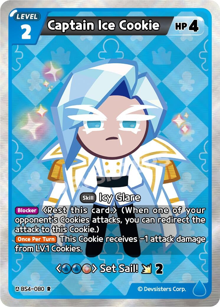 Image for Captain Ice Cookie (BS4-080) (BS3-BS4) - CookieRun: Braverse TCG