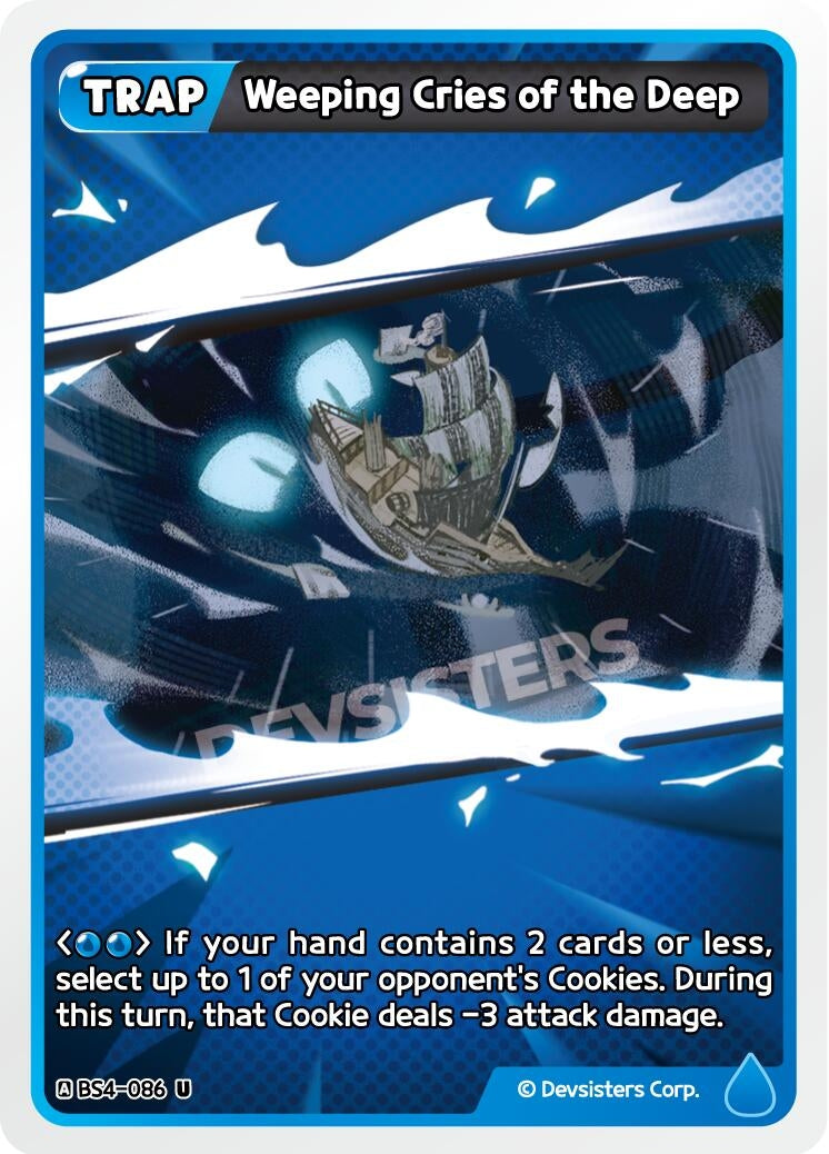 Image for Weeping Cries of the Deep (BS4-086) (BS3-BS4) - CookieRun: Braverse TCG