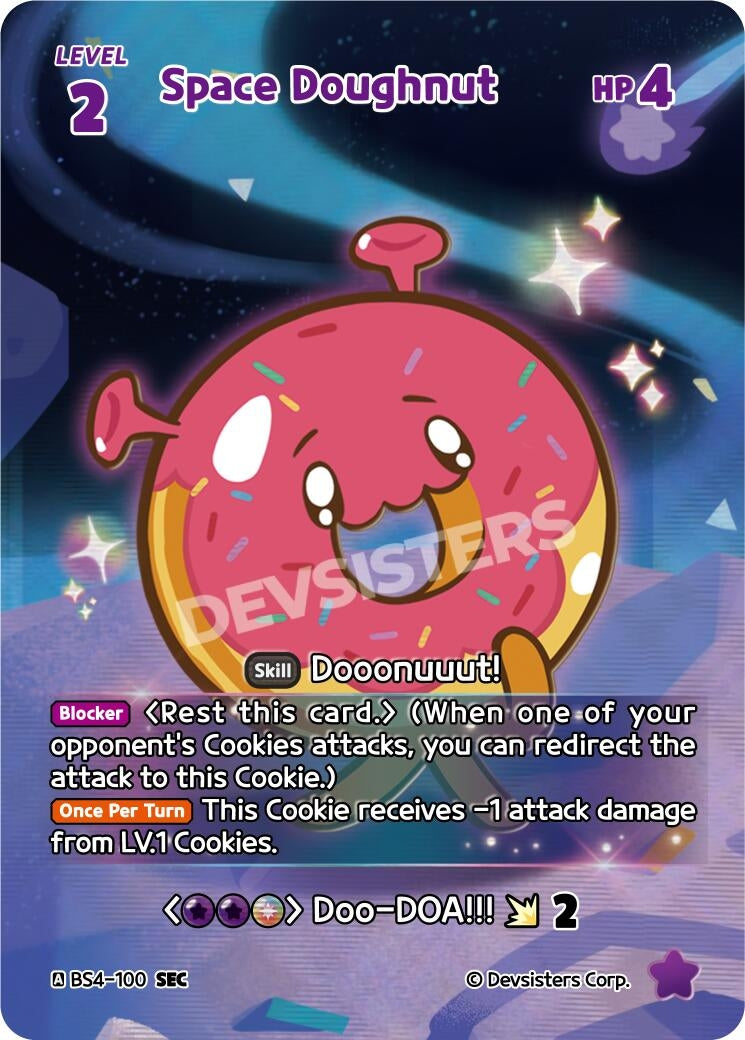 Image for Space Doughnut (SEC) (BS4-100) (BS3-BS4) - CookieRun: Braverse TCG