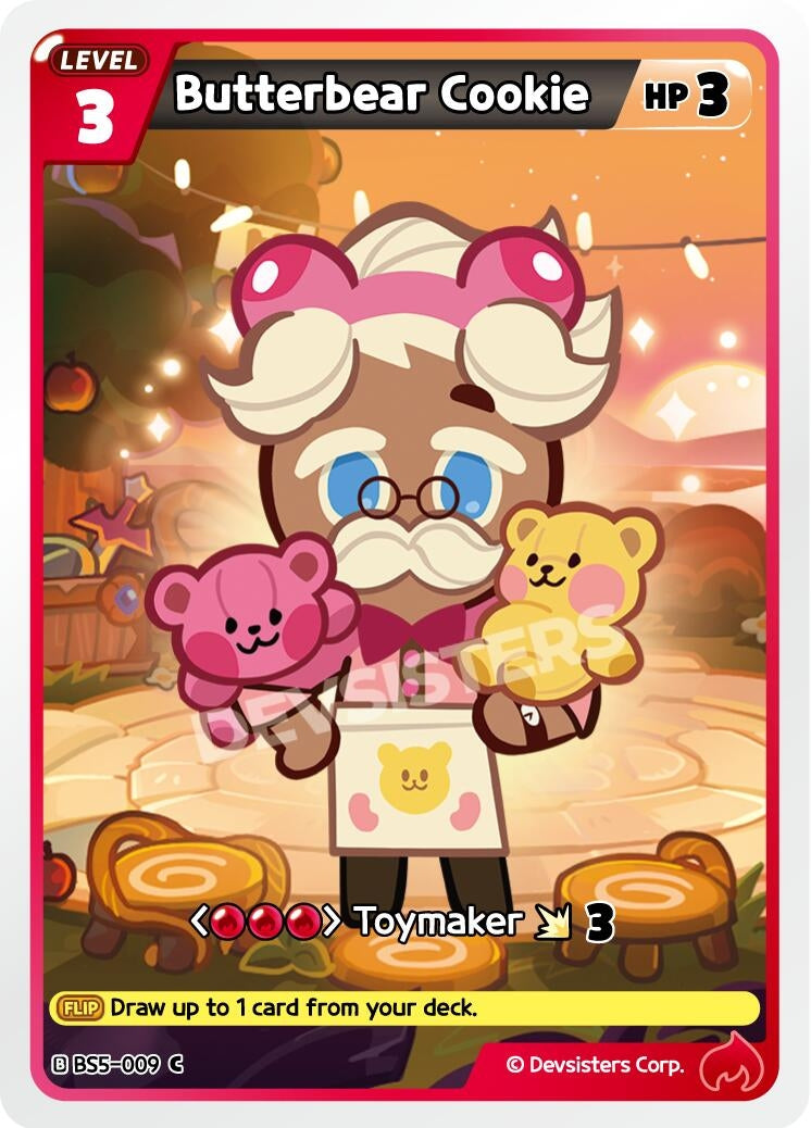 Image for Butterbear Cookie (BS5-009) (BS5-BS7) - CookieRun: Braverse TCG