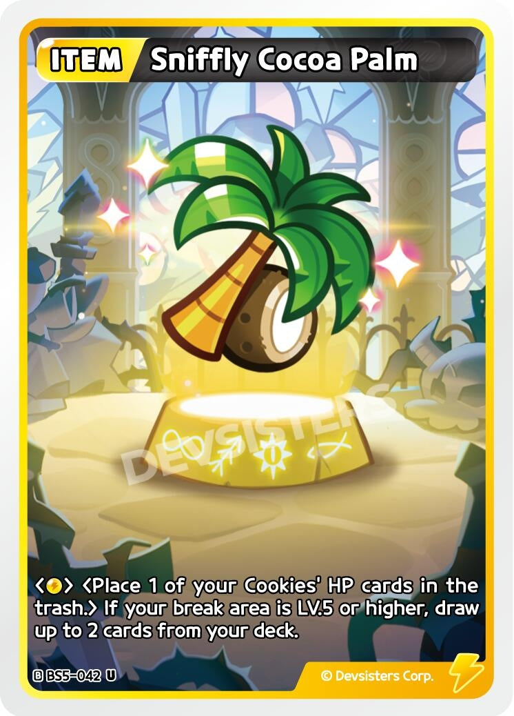 Image for Sniffly Cocoa Palm (BS5-042) (BS5-BS7) - CookieRun: Braverse TCG