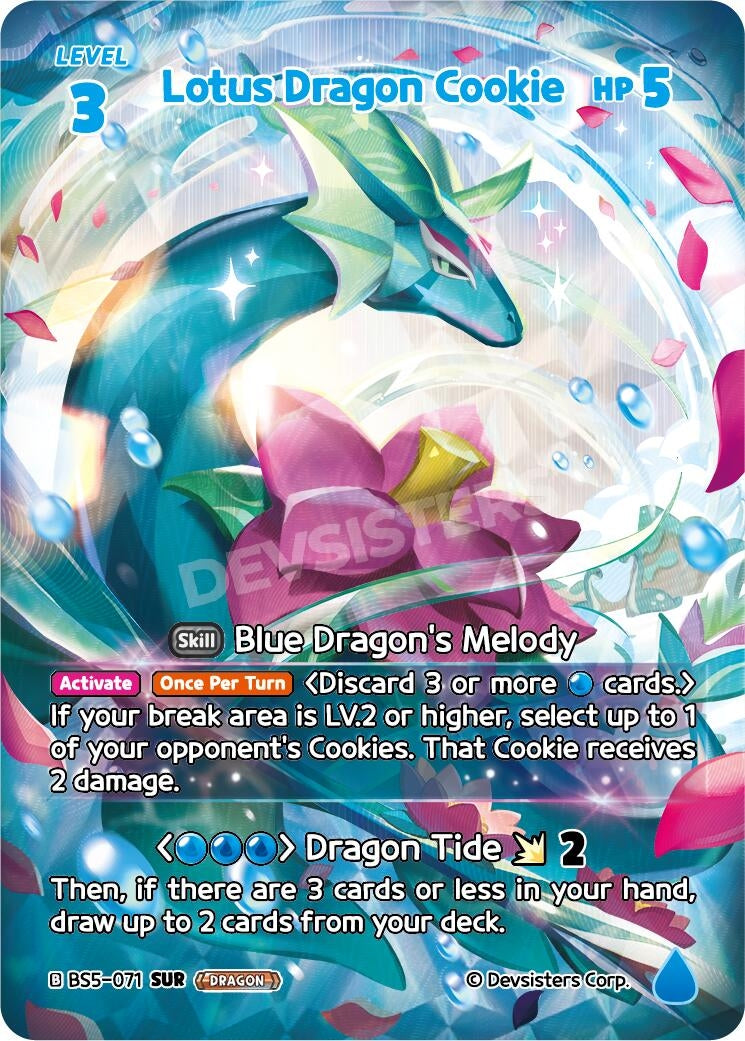 Image for Lotus Dragon Cookie (SUR) (BS5-071) (BS5-BS7) - CookieRun: Braverse TCG
