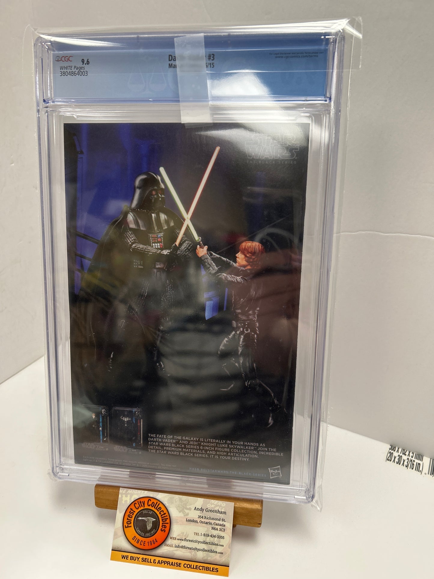 Darth vader #3 (White Pages) {CGC 9.6}