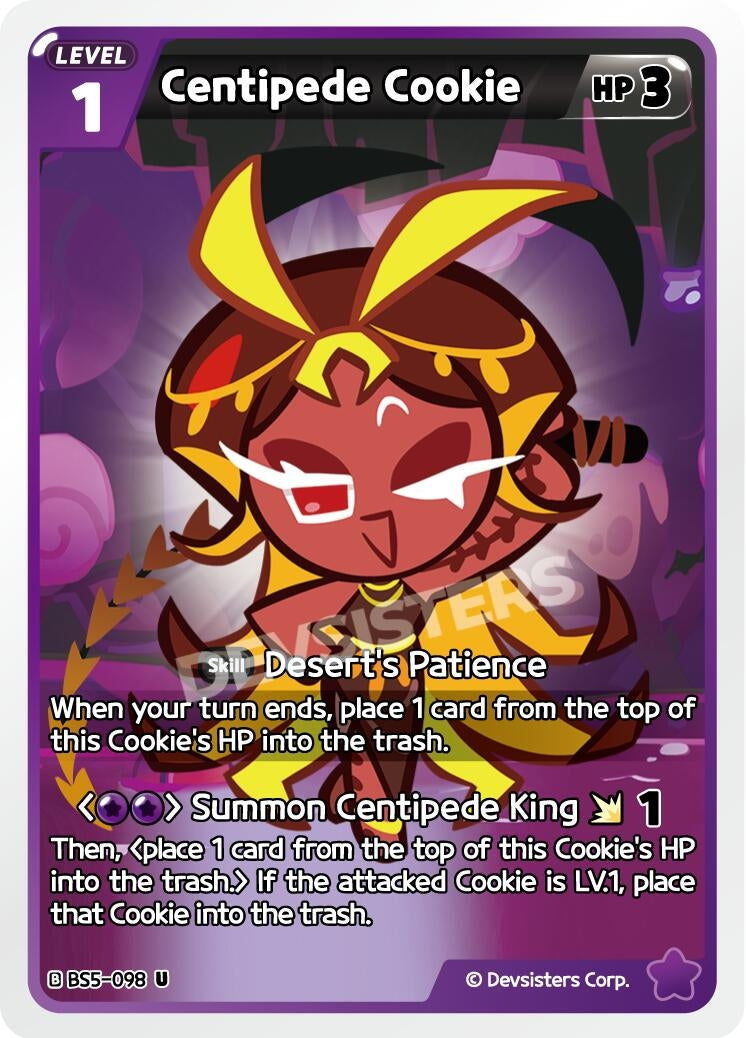 Image for Centipede Cookie (BS5-098) (BS5-BS7) - CookieRun: Braverse TCG