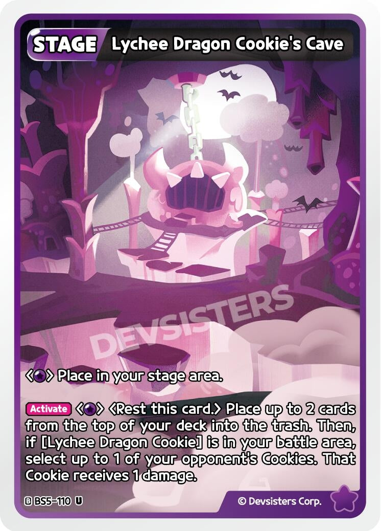 Image for Lychee Dragon Cookie's Cave (BS5-110) (BS5-BS7) - CookieRun: Braverse TCG