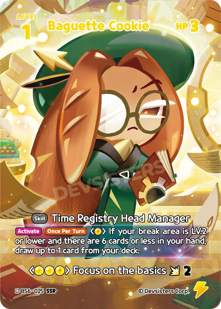 Image for Baguette Cookie (SSR) (BS6-025) (BS5-BS7) - CookieRun: Braverse TCG