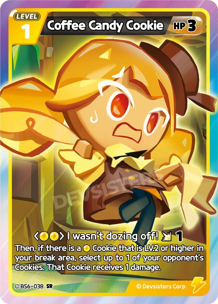 Image for Coffee Candy Cookie (038) (BS6-038) (BS5-BS7) - CookieRun: Braverse TCG