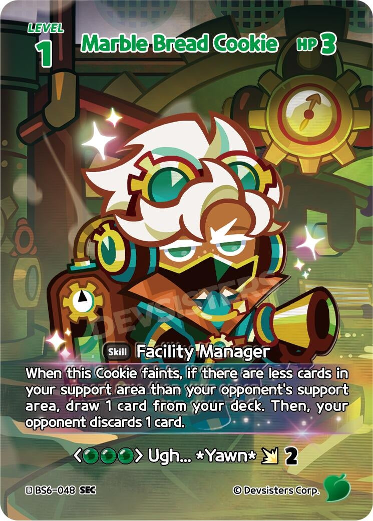 Image for Marble Bread Cookie (048) (SEC) (BS6-048) (BS5-BS7) - CookieRun: Braverse TCG