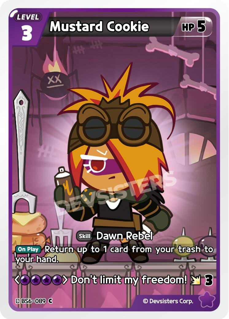 Image for Mustard Cookie (089) (BS6-089) (BS5-BS7) - CookieRun: Braverse TCG