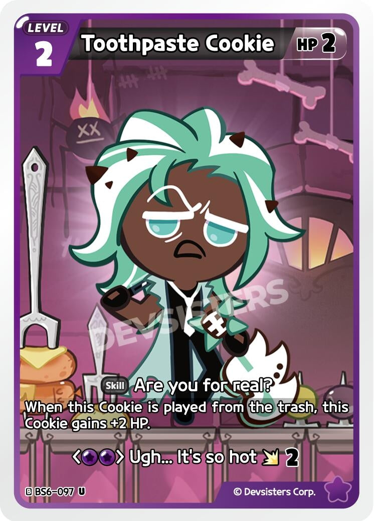Image for Toothpaste Cookie (BS6-097) (BS5-BS7) - CookieRun: Braverse TCG