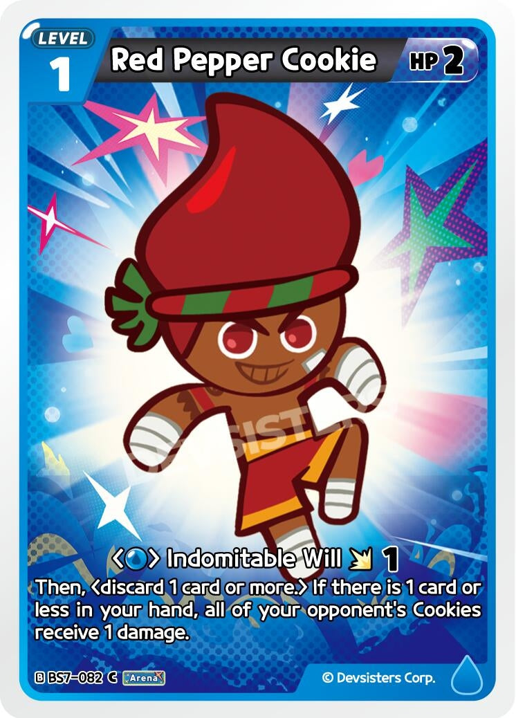 Image for Red Pepper Cookie (082) (BS7-082) (BS5-BS7) - CookieRun: Braverse TCG