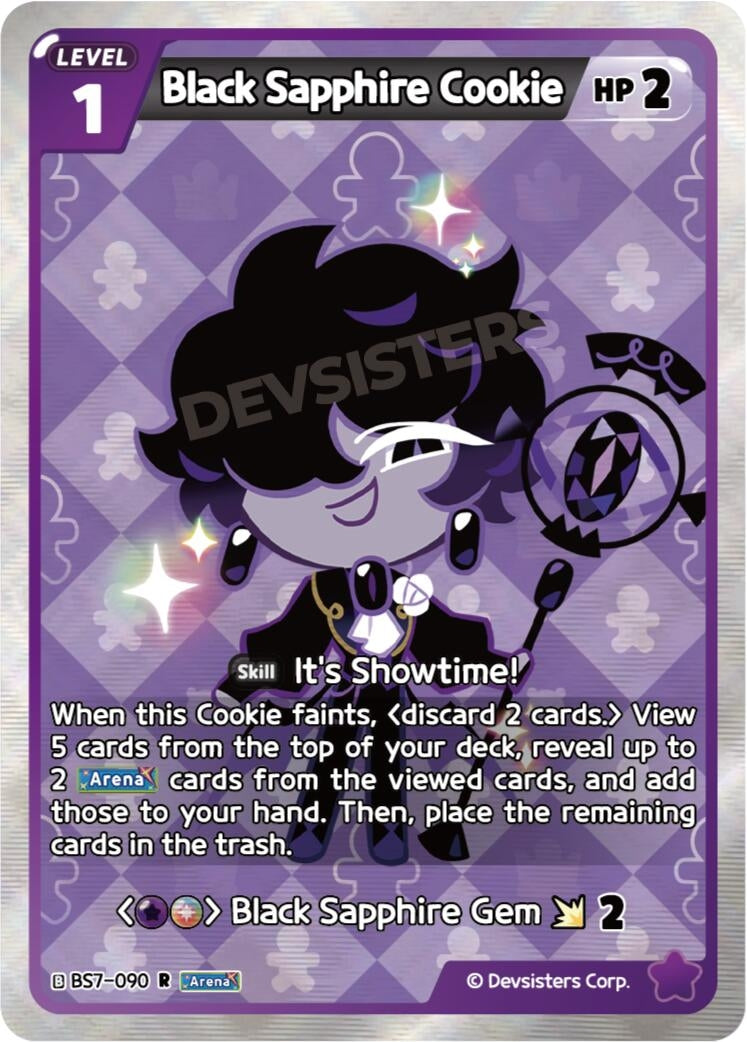 Image for Black Sapphire Cookie (BS7-090) (BS5-BS7) - CookieRun: Braverse TCG