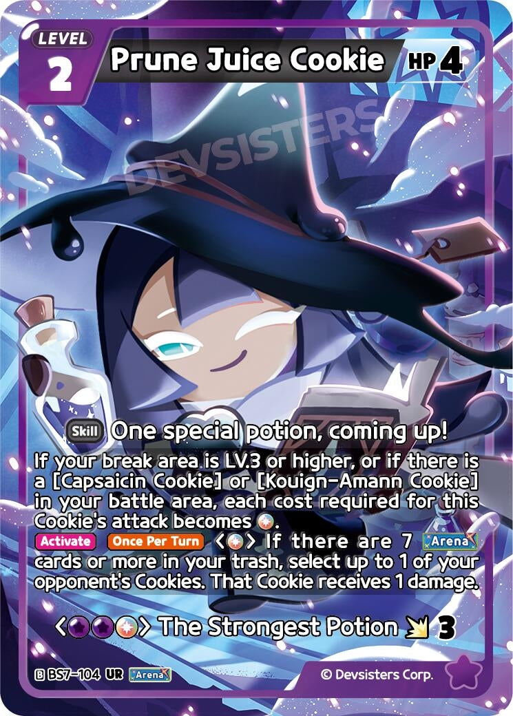 Image for Prune Juice Cookie (BS7-104) (BS5-BS7) - CookieRun: Braverse TCG