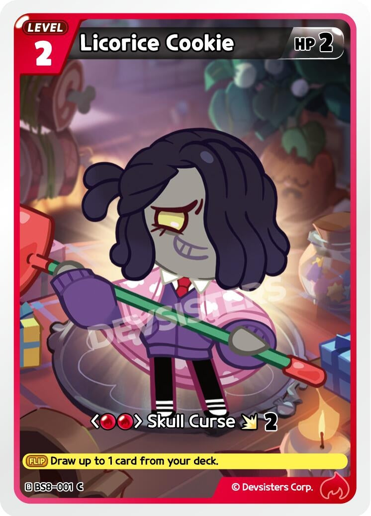 Image for Licorice Cookie (BS8-001) (BS8-BS9) - CookieRun: Braverse TCG