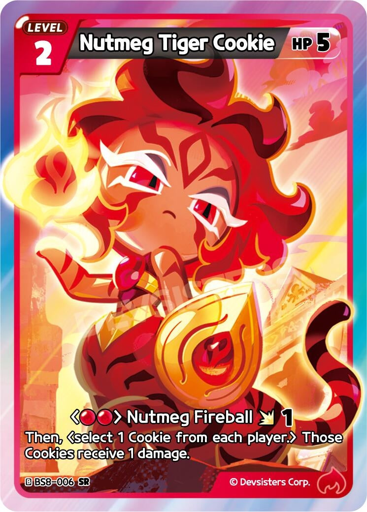 Image for Nutmeg Tiger Cookie (BS8-006) (BS8-BS9) - CookieRun: Braverse TCG