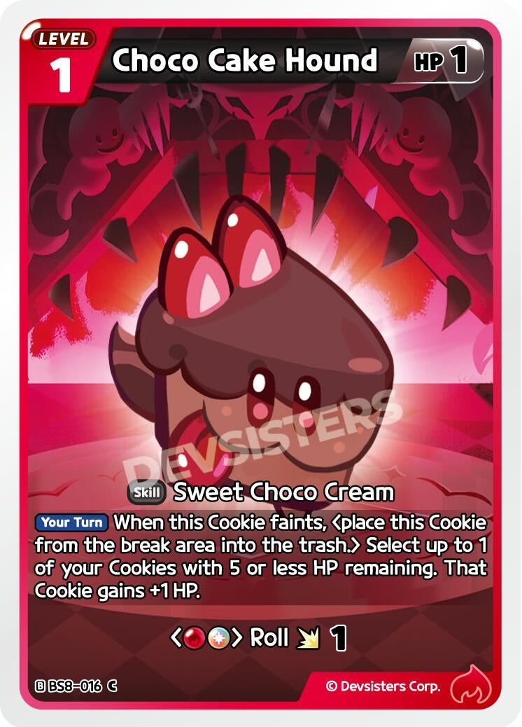 Image for Choco Cake Hound (BS8-016) (BS8-BS9) - CookieRun: Braverse TCG