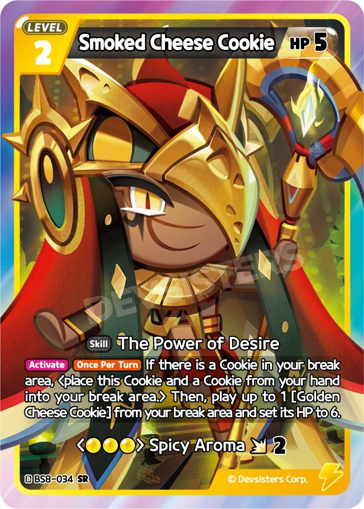 Image for Smoked Cheese Cookie (BS8-034) (BS8-BS9) - CookieRun: Braverse TCG