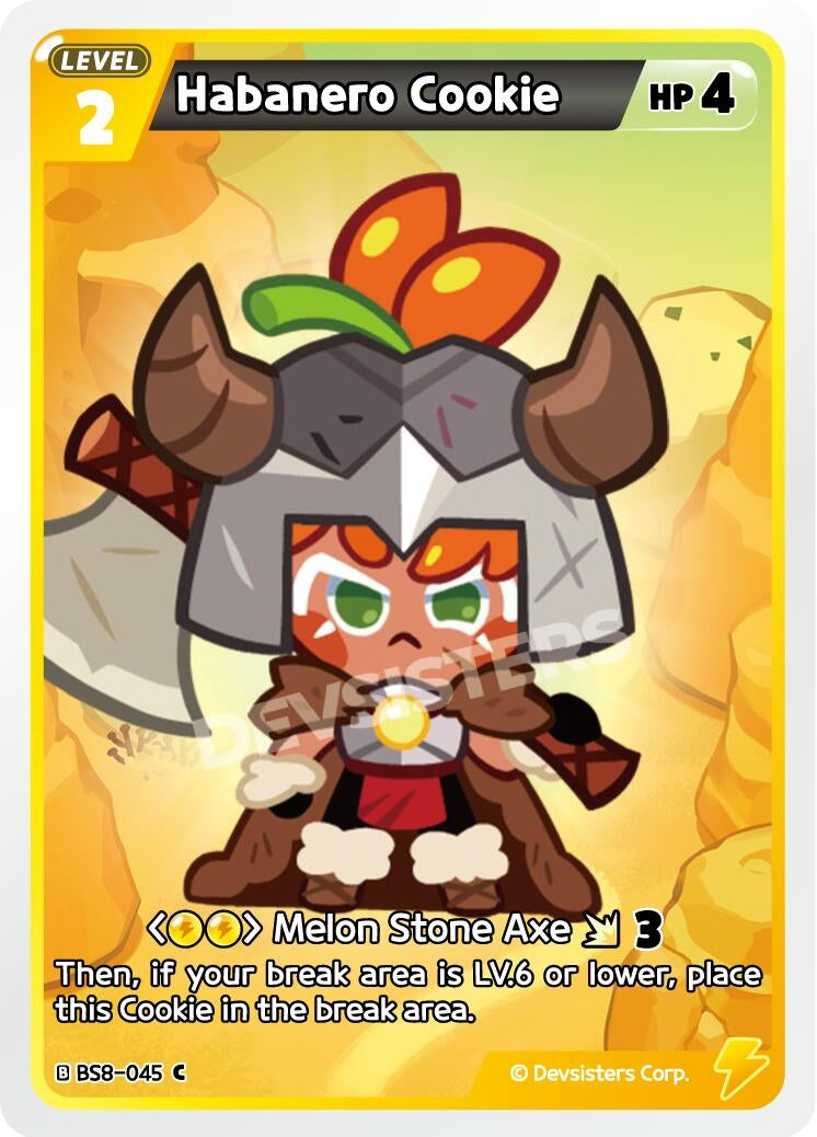 Image for Habanero Cookie (BS8-045) (BS8-BS9) - CookieRun: Braverse TCG