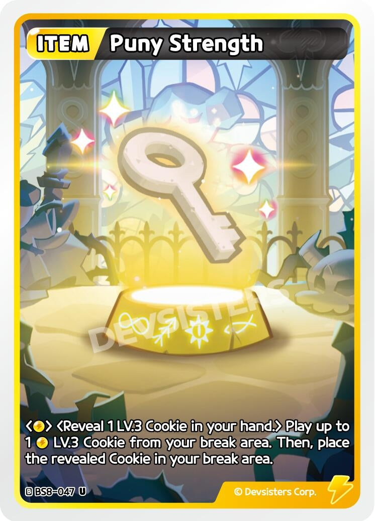 Image for Puny Strength (BS8-047) (BS8-BS9) - CookieRun: Braverse TCG