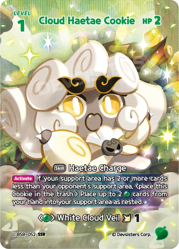 Image for Cloud Haetae Cookie (SSR) (BS8-052) (BS8-BS9) - CookieRun: Braverse TCG