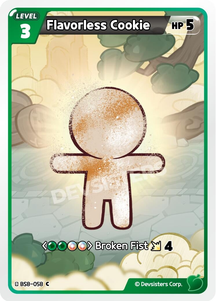 Image for Flavorless Cookie (BS8-058) (BS8-BS9) - CookieRun: Braverse TCG