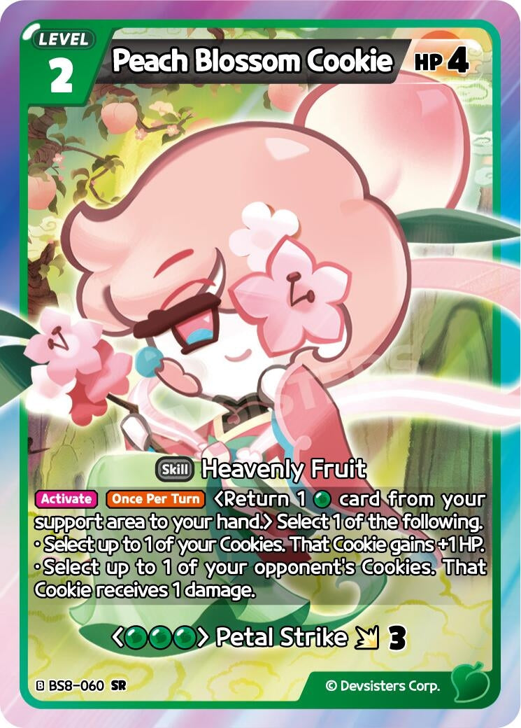 Image for Peach Blossom Cookie (BS8-060) (BS8-BS9) - CookieRun: Braverse TCG