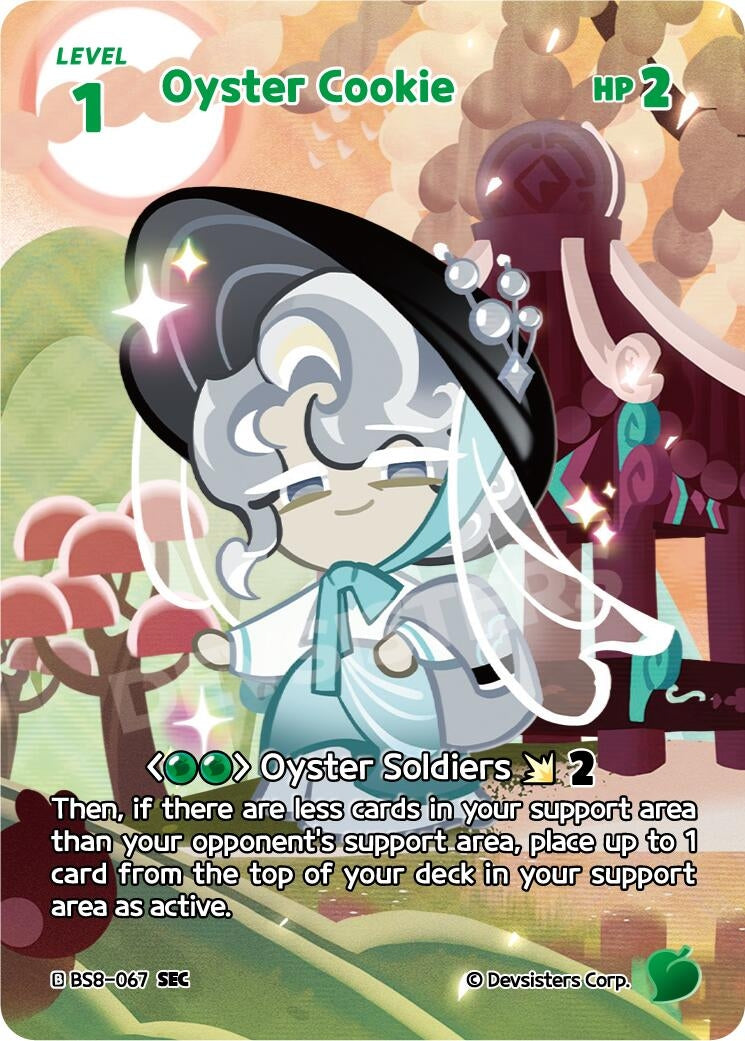 Image for Oyster Cookie (SEC) (BS8-067) (BS8-BS9) - CookieRun: Braverse TCG