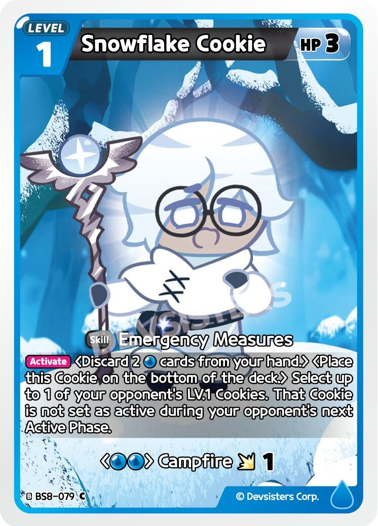 Image for Snowflake Cookie (BS8-079) (BS8-BS9) - CookieRun: Braverse TCG
