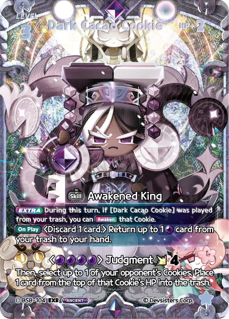 Image for Dark Cacao Cookie (104) (EXR) (BS8-104) (BS8-BS9) - CookieRun: Braverse TCG