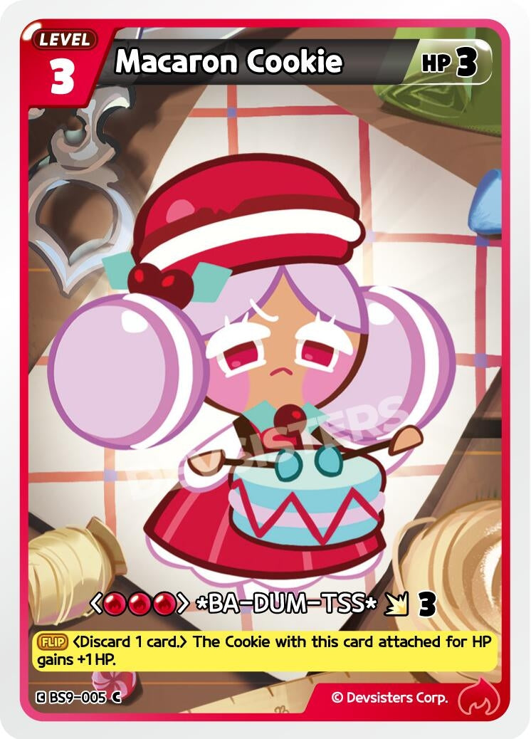 Image for Macaron Cookie (Ver. 1) (BS9-005) (BS8-BS9) - CookieRun: Braverse TCG