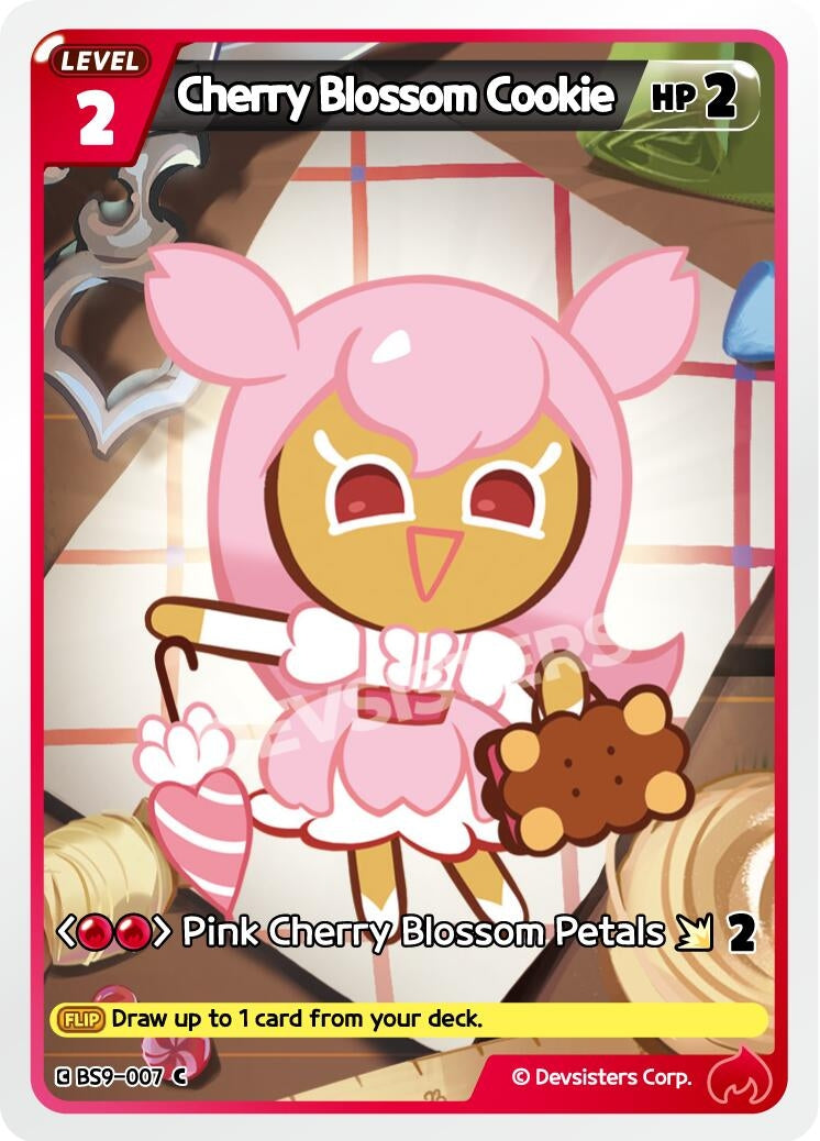 Image for Cherry Blossom Cookie (Ver. 1) (BS9-007) (BS8-BS9) - CookieRun: Braverse TCG