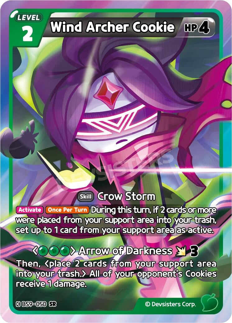 Image for Wind Archer Cookie (BS9-050) (BS8-BS9) - CookieRun: Braverse TCG