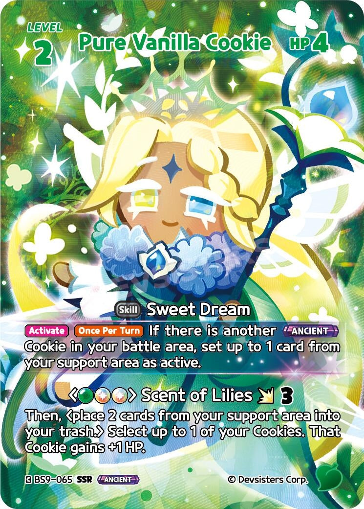 Image for Pure Vanilla Cookie (065) (SSR) (BS9-065) (BS8-BS9) - CookieRun: Braverse TCG