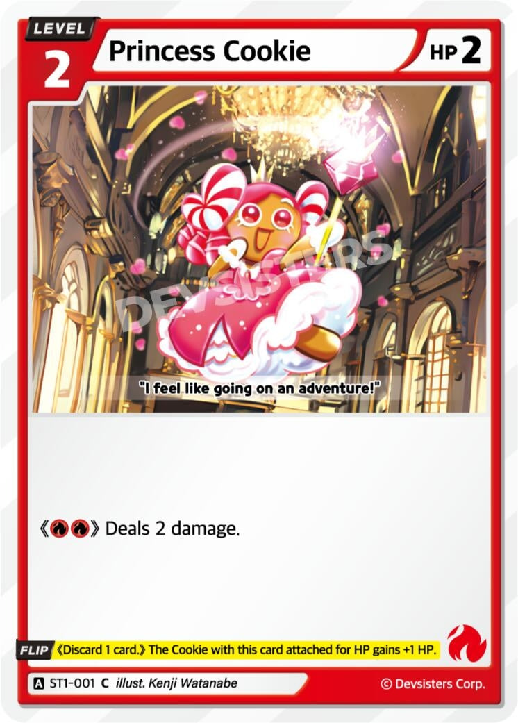 Image for Princess Cookie (ST1-001) (ST1-ST5) - CookieRun: Braverse TCG
