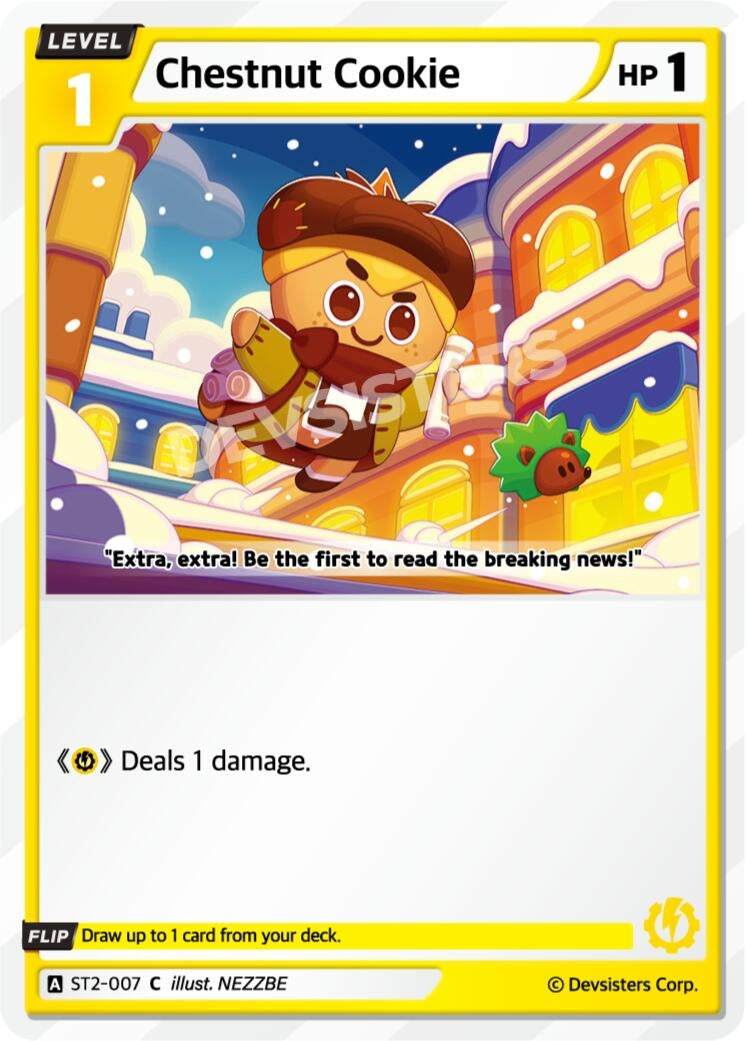 Image for Chestnut Cookie (ST2-007) (ST1-ST5) - CookieRun: Braverse TCG