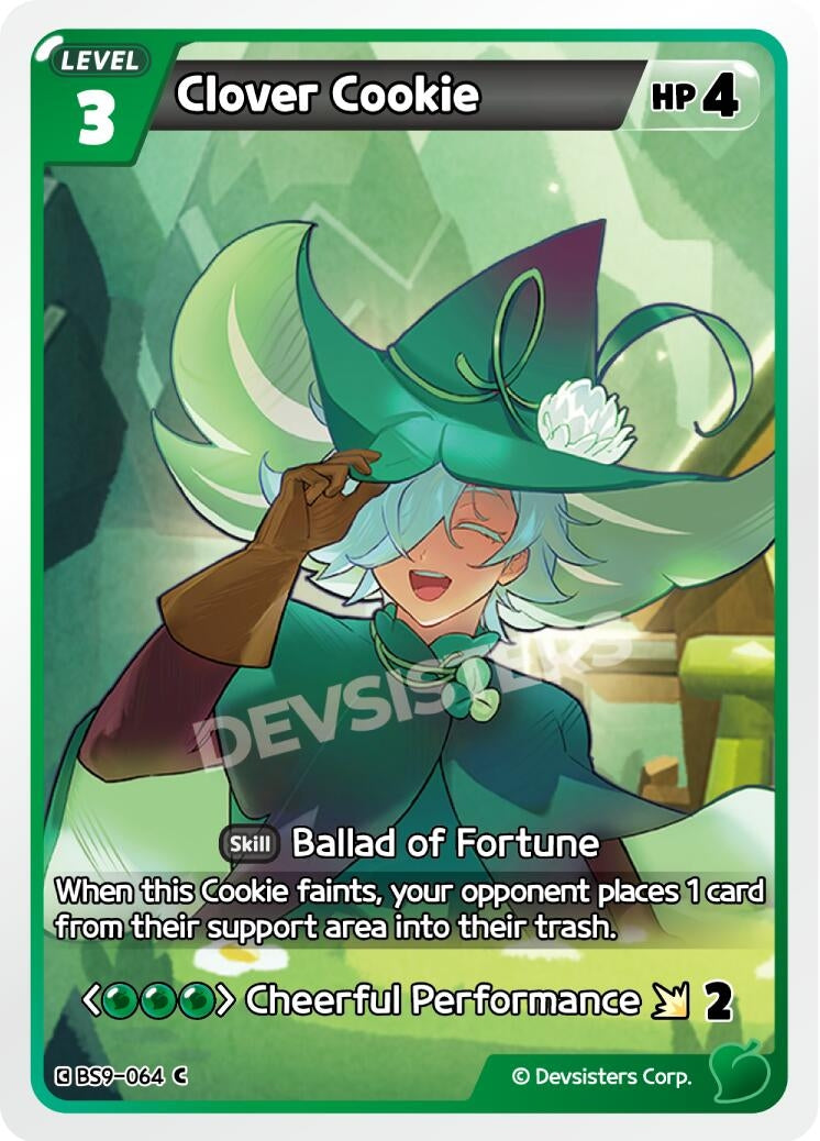 Image for Clover Cookie (Ver. 2) (BS9-064) (BS8-BS9) - CookieRun: Braverse TCG