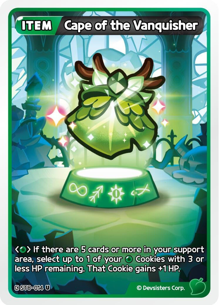 Image for Cape of the Vanquisher (ST8-014) (ST6-ST10) - CookieRun: Braverse TCG