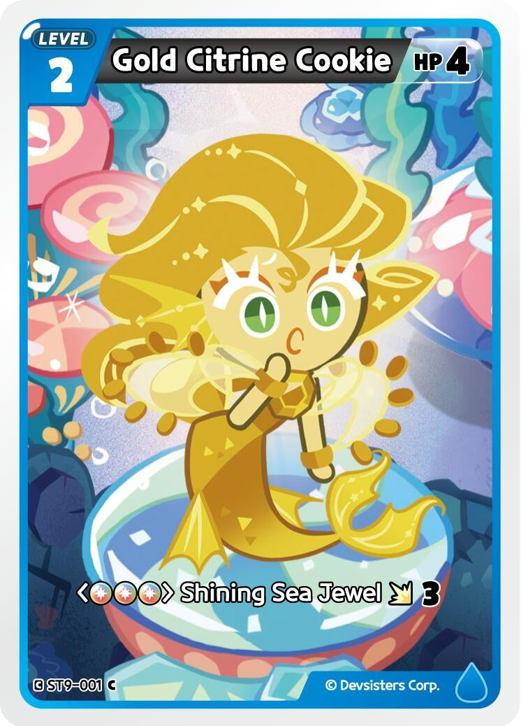 Image for Gold Citrine Cookie (ST9-001) (ST6-ST10) - CookieRun: Braverse TCG
