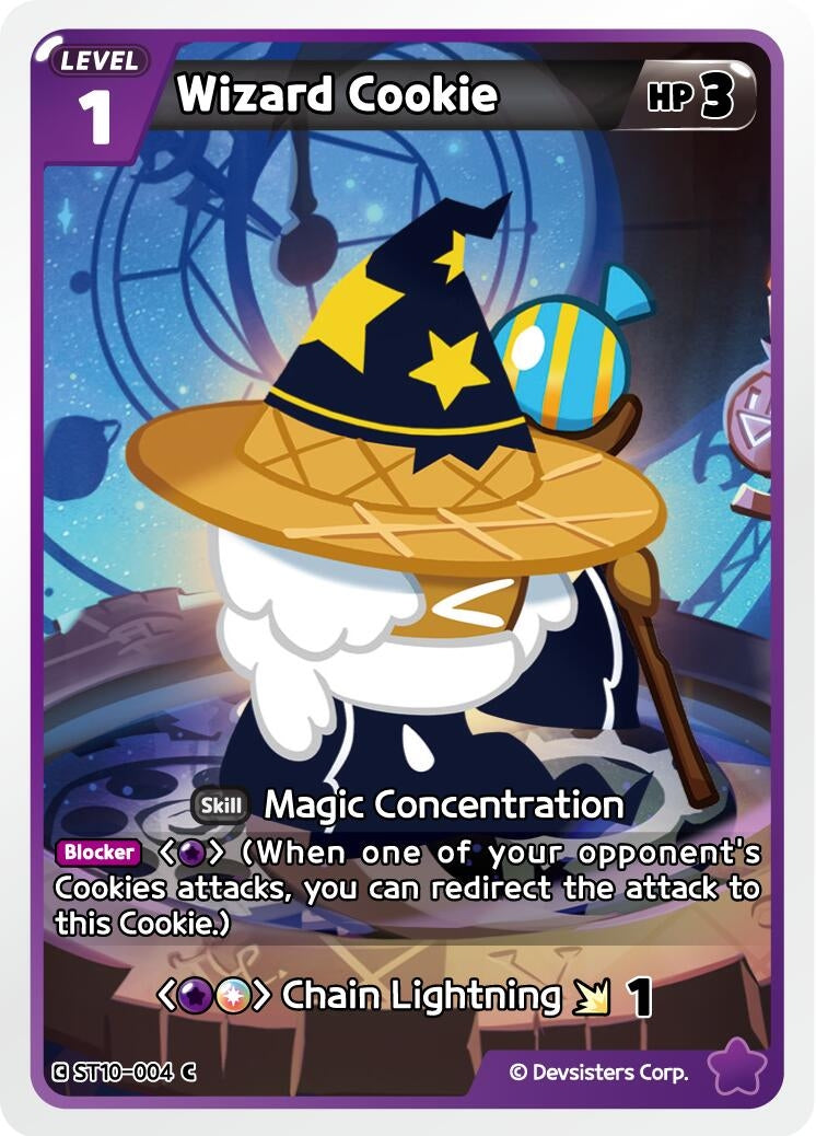 Image for Wizard Cookie (ST10-004) (ST6-ST10) - CookieRun: Braverse TCG