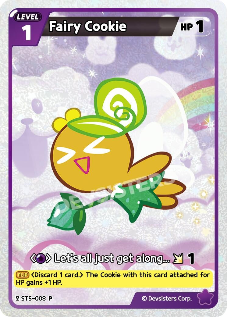 Image for Fairy Cookie (ST5-008) (P) - CookieRun: Braverse TCG