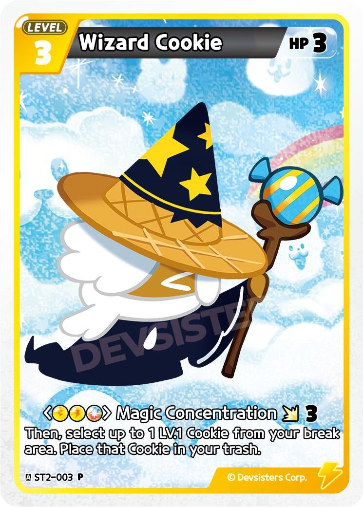 Image for Wizard Cookie (003) (ST2-003) (P) - CookieRun: Braverse TCG