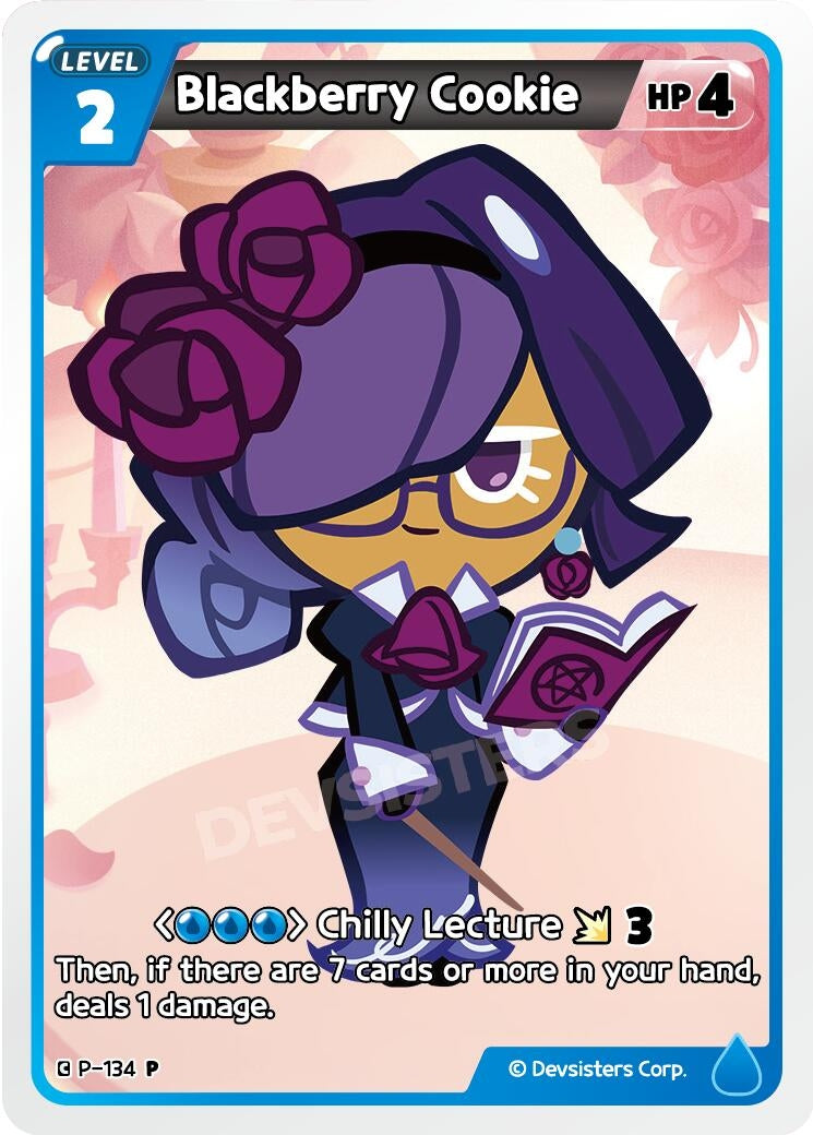 Image for Blackberry Cookie (134) (P-134) (P) - CookieRun: Braverse TCG