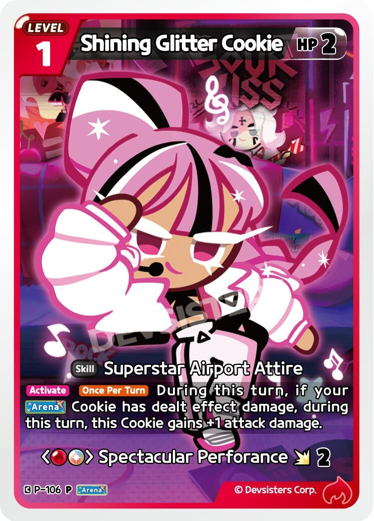 Image for Shining Glitter Cookie (P-106) (P) - CookieRun: Braverse TCG