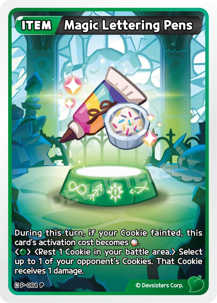 Image for Magic Lettering Pens (P-084) (P) - CookieRun: Braverse TCG