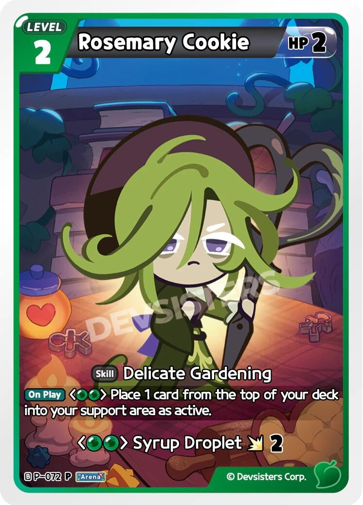 Image for Rosemary Cookie (P-072) (P) - CookieRun: Braverse TCG