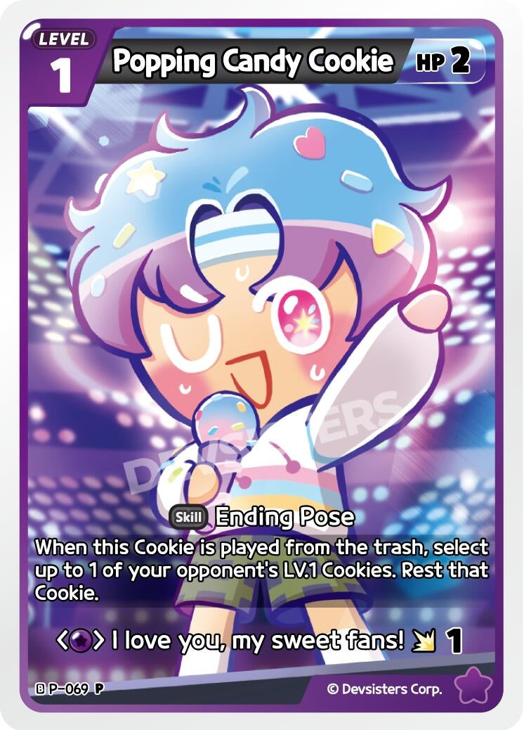 Image for Popping Candy Cookie (P-069) (P) - CookieRun: Braverse TCG