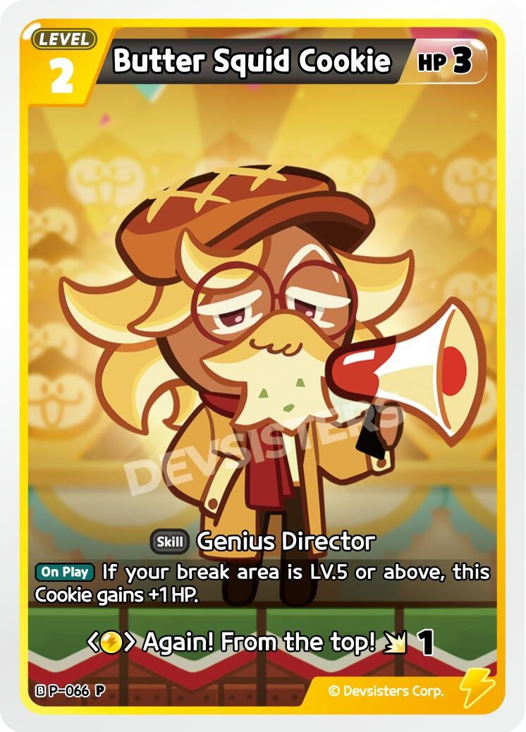 Image for Butter Squid Cookie (P-066) (P) - CookieRun: Braverse TCG